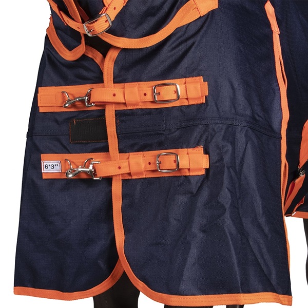 Kozy 1200D Lite Rainsheet Combo - Navy/Orange - Image 4