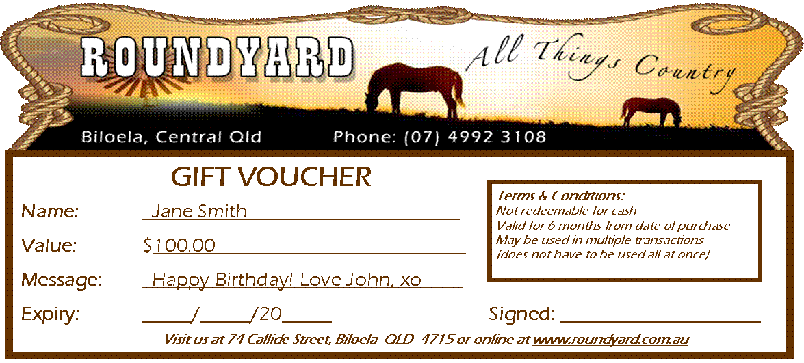 GIFT VOUCHER