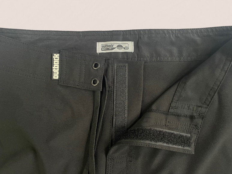 Outback Mens Board Shorts - Black - Image 2