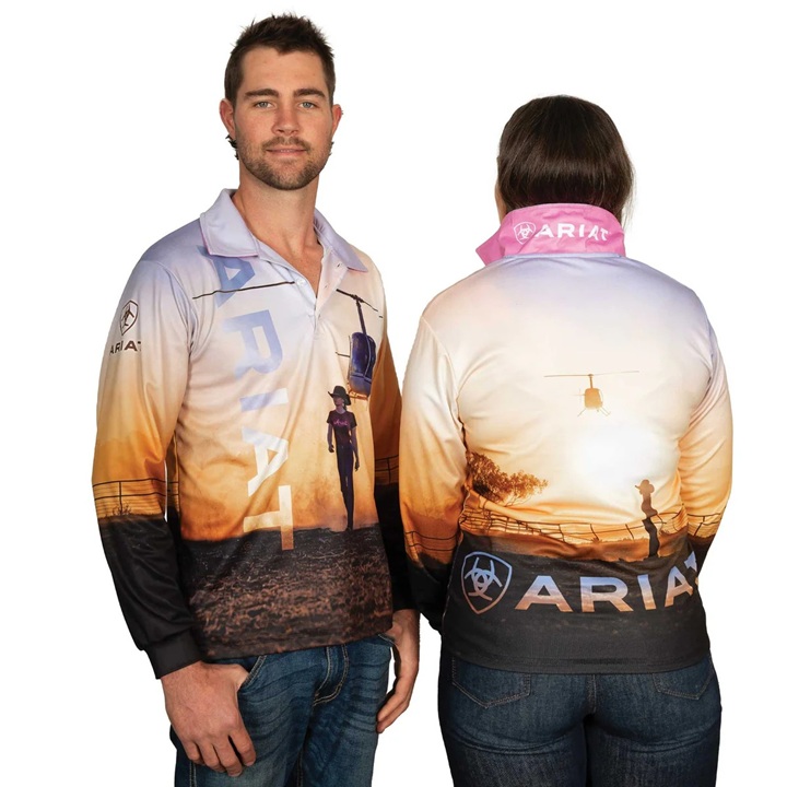 Ariat Adults Fishing Shirt - Outback Cowgirl - Image 3