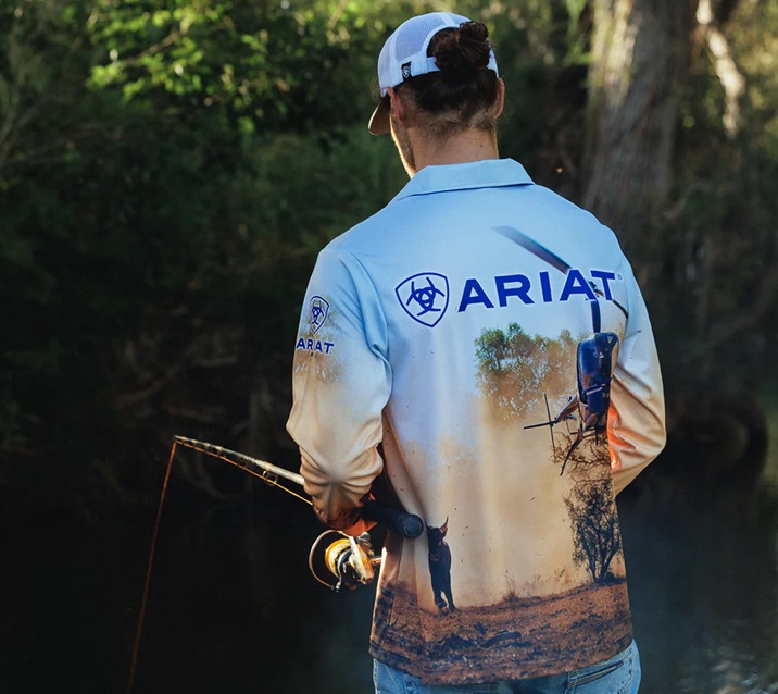 Ariat Fishing Shirt - Helimuster
