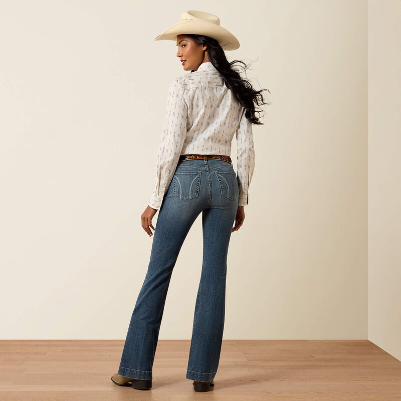Ariat Ladies High Rise Slim Trouser Jean - Vera Greyson - Image 2