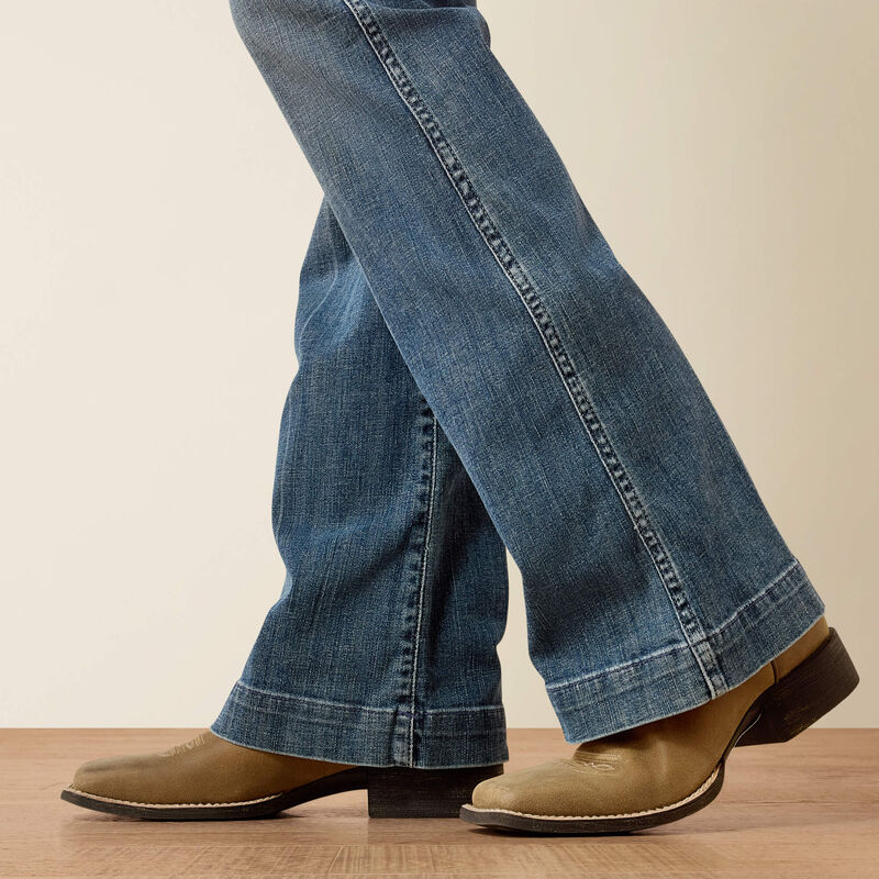 Ariat Ladies High Rise Slim Trouser Jean - Vera Greyson - Image 5