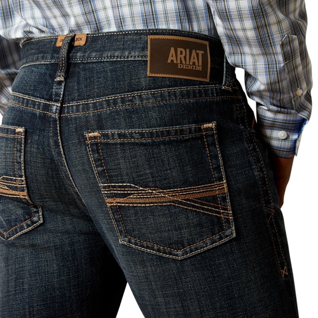 Ariat Mens M5 Straight Leg Jeans - Kieth Bart - Image 2
