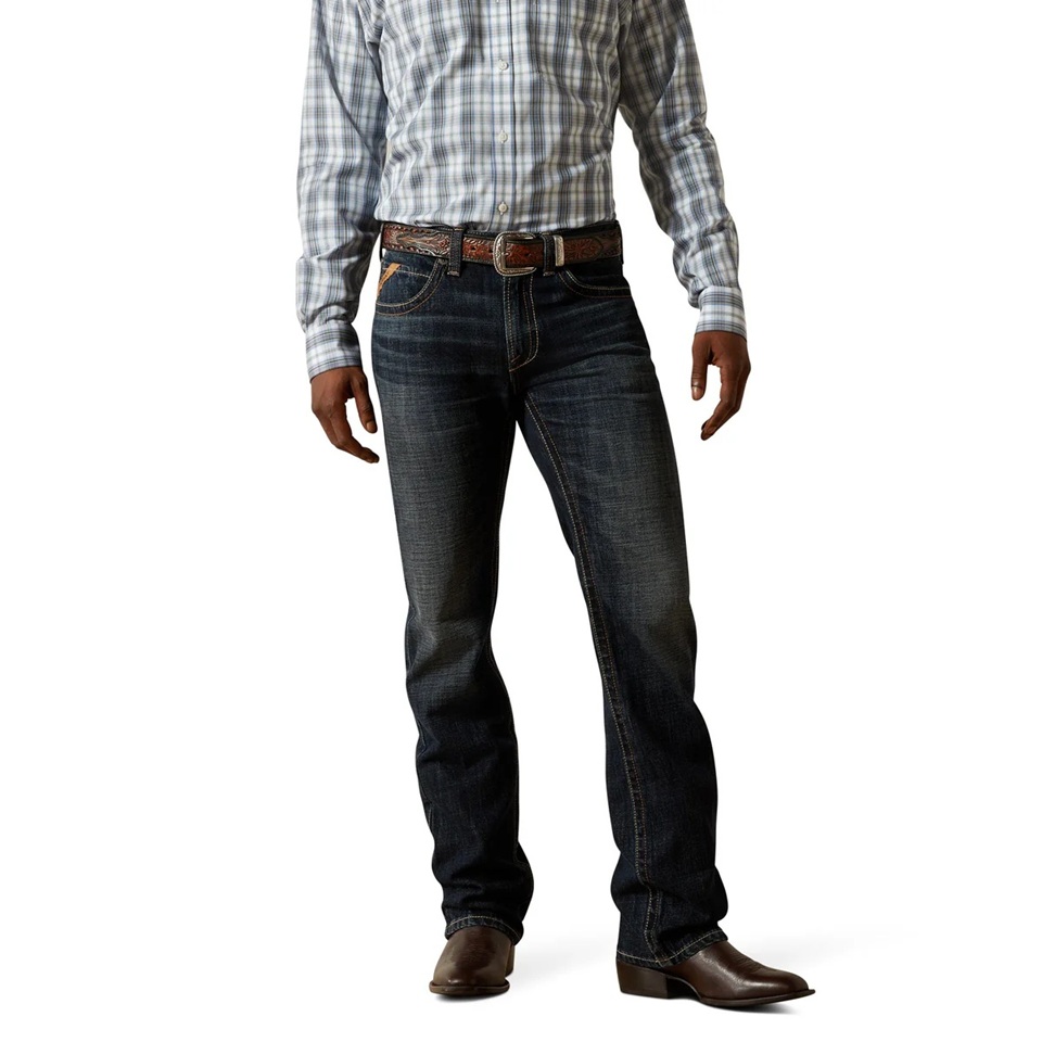 Ariat Mens M5 Straight Leg Jeans - Kieth Bart - Image 4