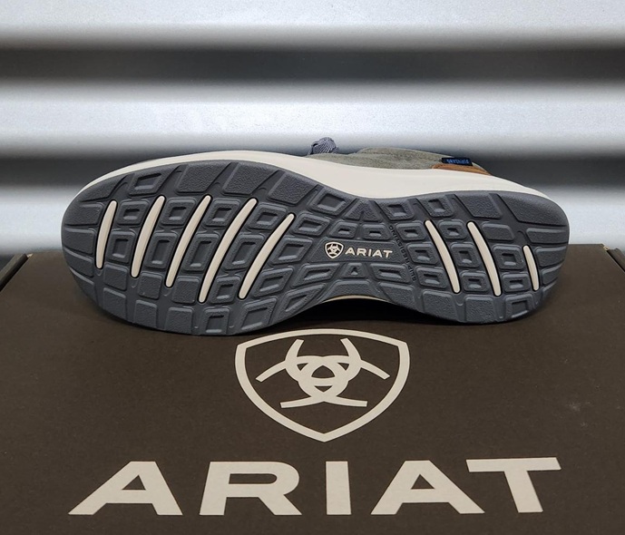Ariat Mens Buckeye H2O - Dark Grey/Status Brown - Image 3