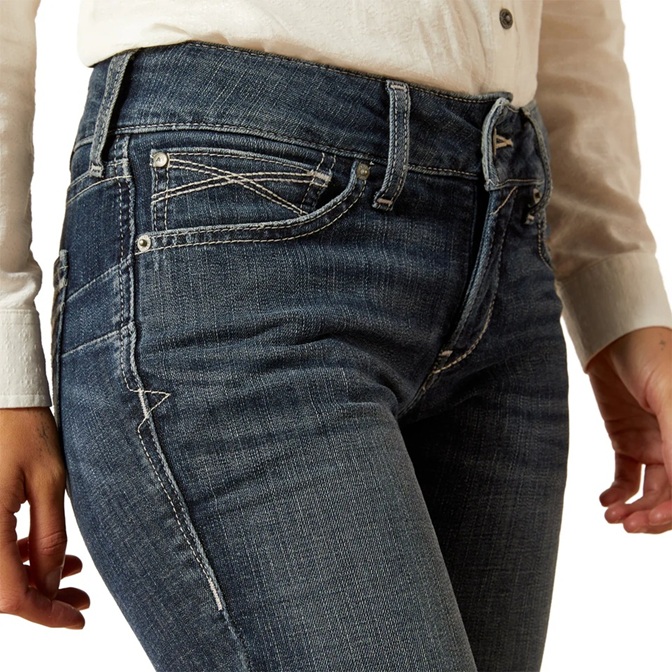 Ariat Ladies Perfect Rise Boot Cut Jeans - Esti Missouri - Image 3