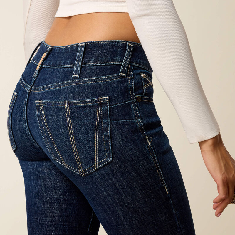 Ariat Ladies Perfect Rise Boot Cut Jeans - Celia Salinas - Image 4