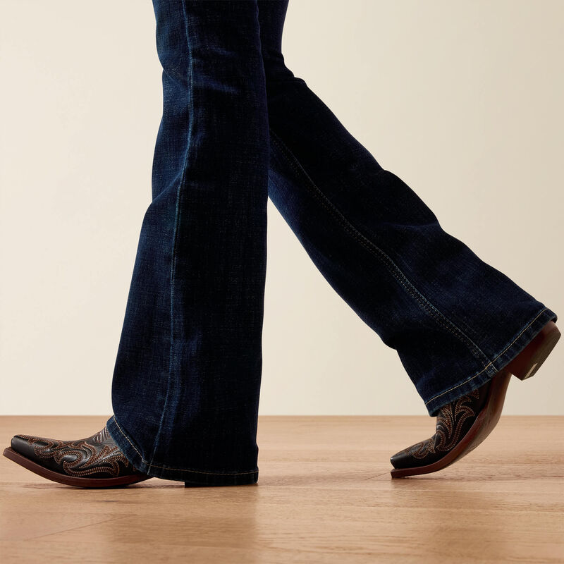 Ariat Ladies Perfect Rise Boot Cut Jeans - Celia Salinas - Image 5