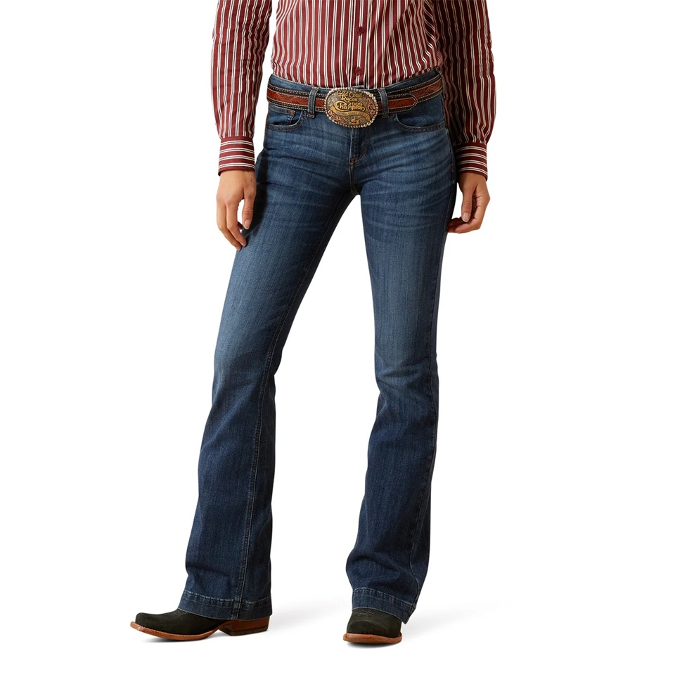 Ariat Ladies Perfect Rise Slim Trouser Jeans - Bessie Irvine - Image 2