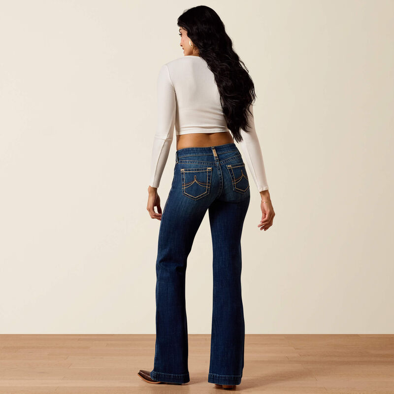 Ariat Ladies Perfect Rise Trouser Jean - Kahlani Berryessa - Image 2