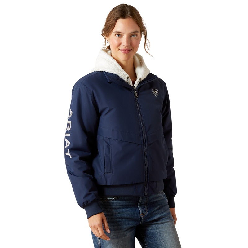 Ariat Ladies Stable 2.0 Insulated Jacket - Navy - Image 4