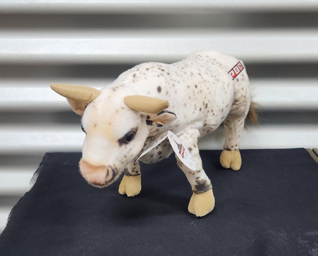 Big Country Toy - PBR Plush Bull - Speckled - Image 2
