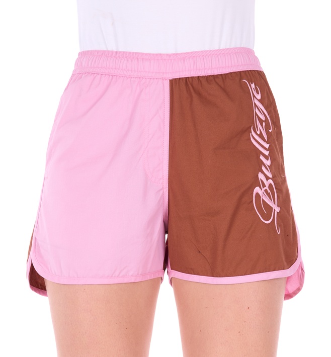 Bullzye Ladies Cody Shorts - Flamingo Pink/Rust - Image 2
