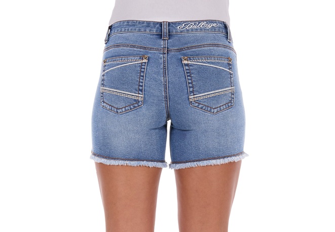 Bullzye Ladies Jade Denim Short - Image 2