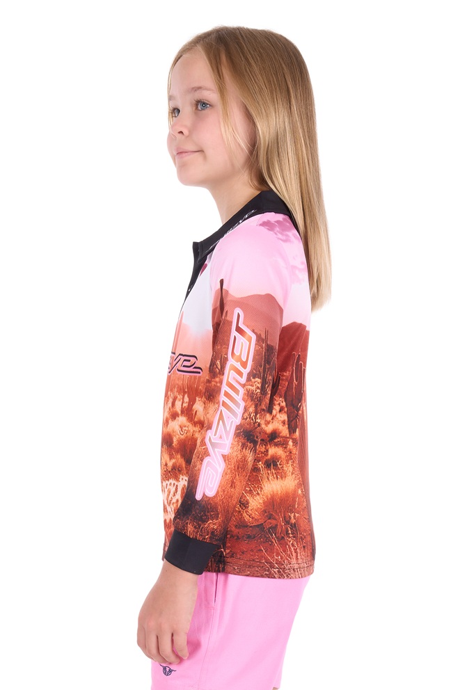 Bullzye Girls Cactus Fishing Shirt - Image 3