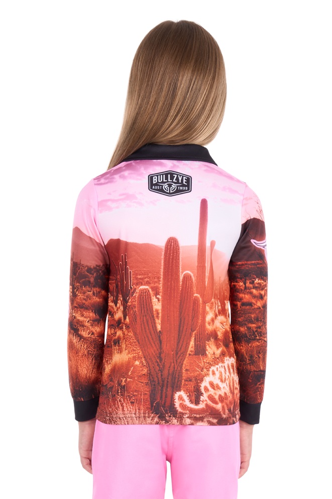 Bullzye Girls Cactus Fishing Shirt - Image 4