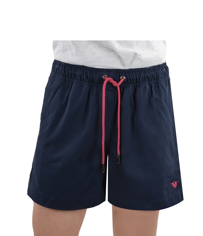 Bullzye Ladies Bec Rugger Shorts - Navy