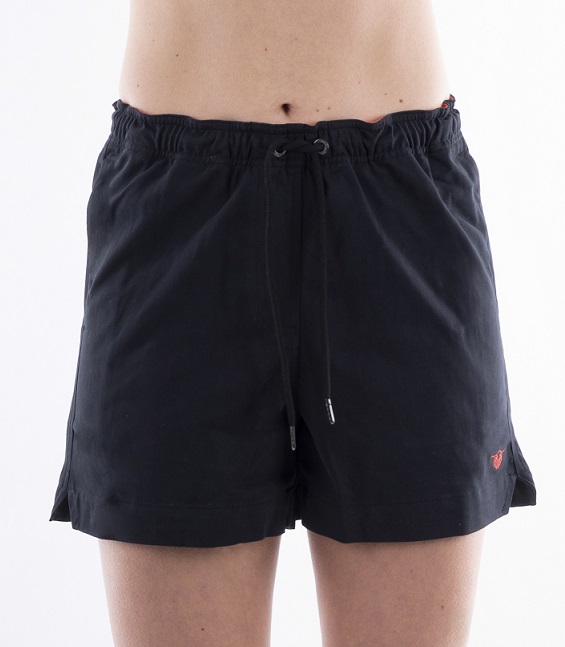 Bullzye Ladies Bec Rugger Shorts - Black - Image 2