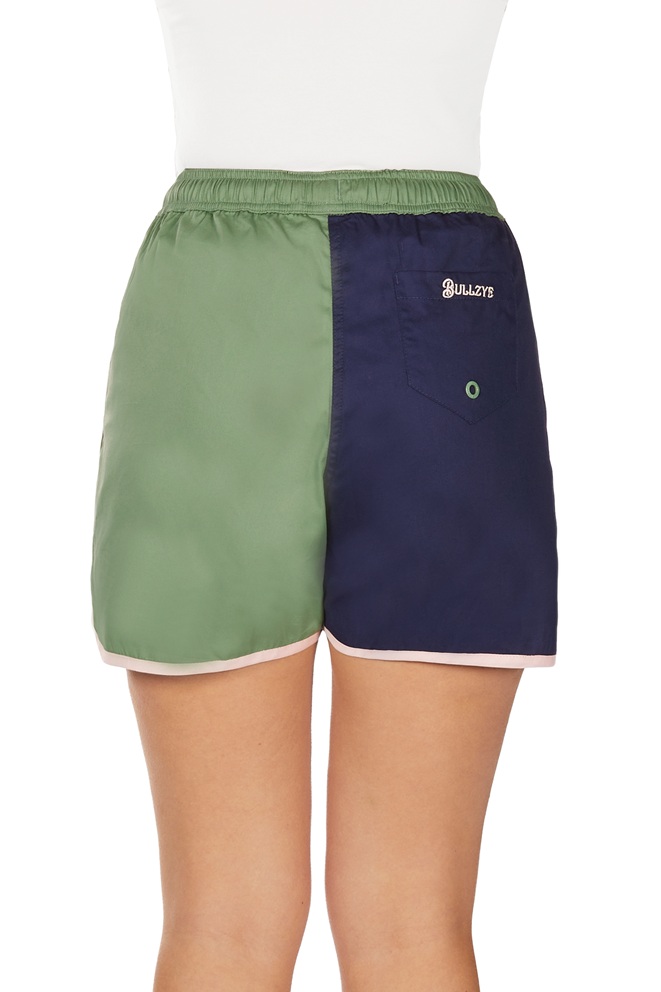 Bullzye Ladies Raechel Short - Moss/Navy - Image 2