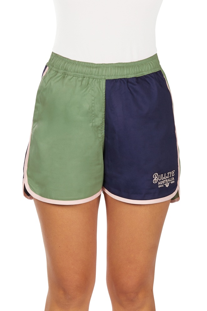 Bullzye Ladies Raechel Short - Moss/Navy - Image 3