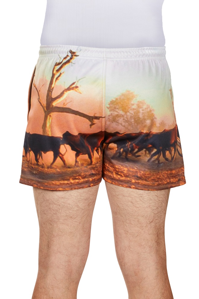 Bullzye Mens Helicopter Footy Short - Image 2