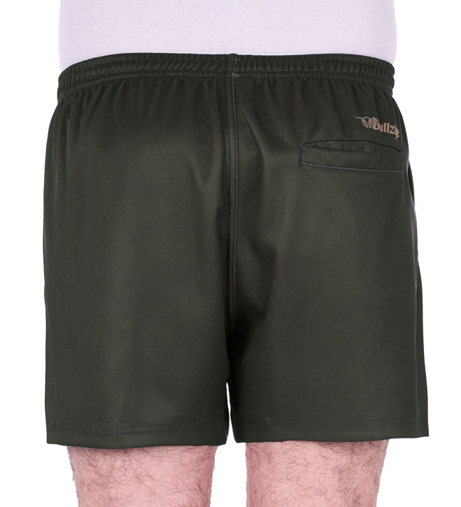 Bullzye Mens Urie Sports Shorts - Military - Image 3