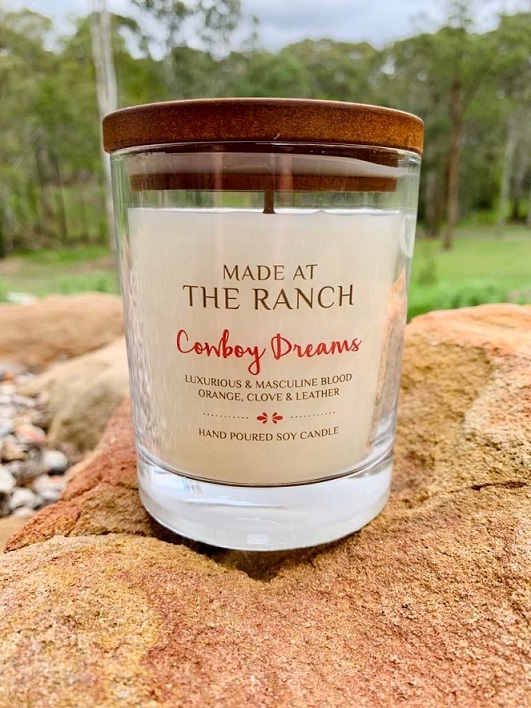 Made At The Ranch Candle - Cowboy Dreams - Image 2