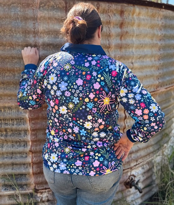 Dusty Wattle Ladies Fishing Shirt - Bloom - Image 2