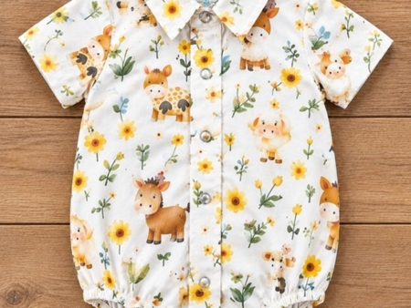 Short Sleeve Rompers