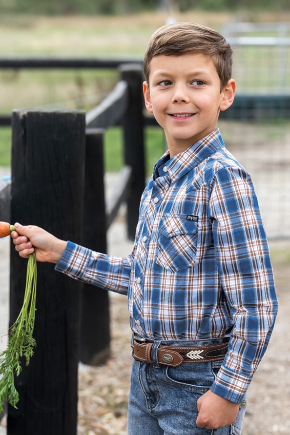 pure western boys todd shirt