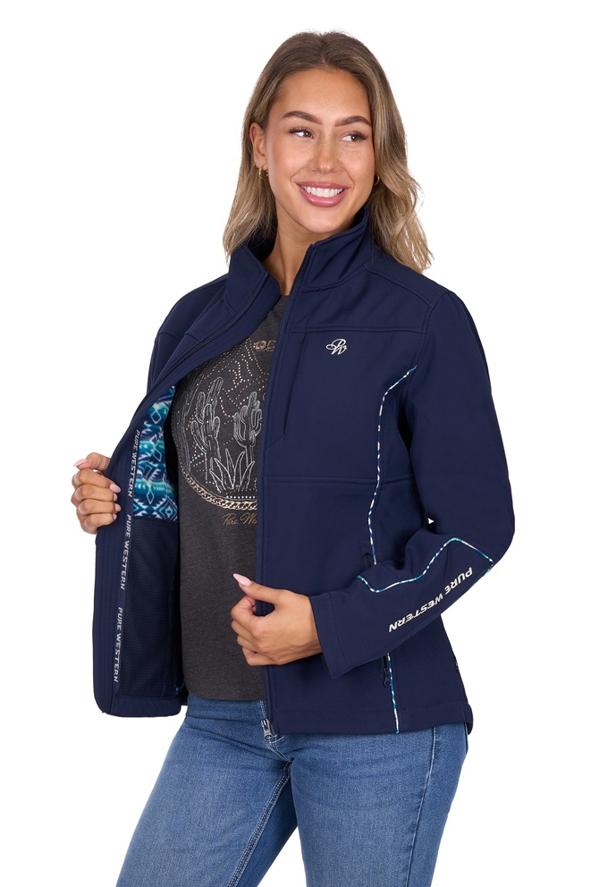 Pure Western Ladies Corine Softshell Jacket - Image 3