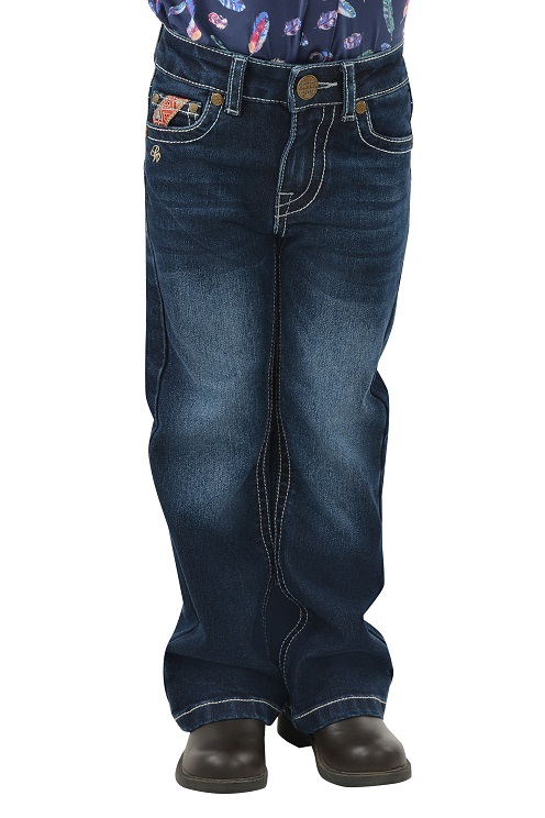 Pure Western Girls Aztec Boot Cut Jeans - Image 2