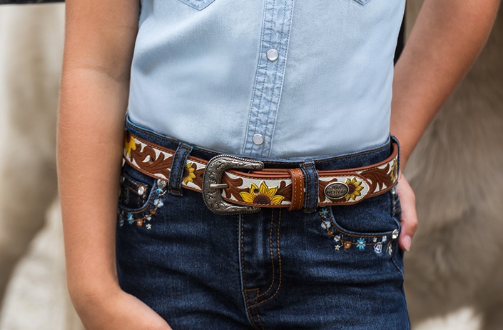 pure western kids taliah belt 3