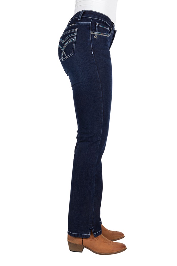Pure Western Ladies Oda Straight Leg Jeans - 32" - Image 2
