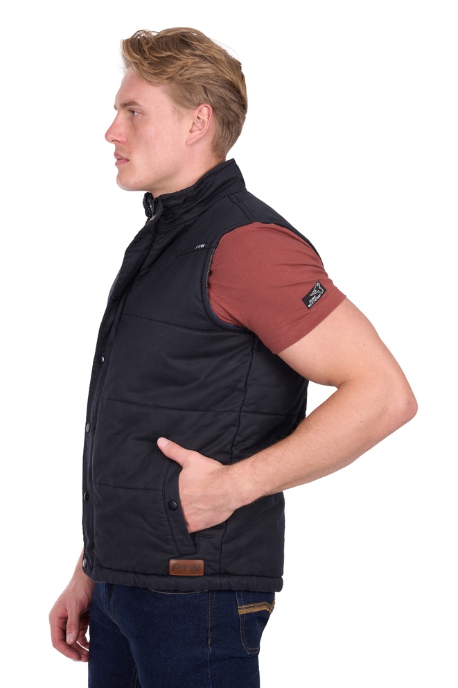 Pure Western Mens Trevor Reversible Vest - Image 5