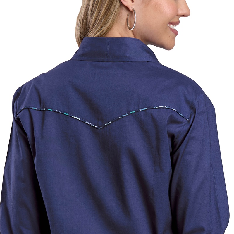 Roper Ladies 5 Star Collection Shirt - Blue - Image 2