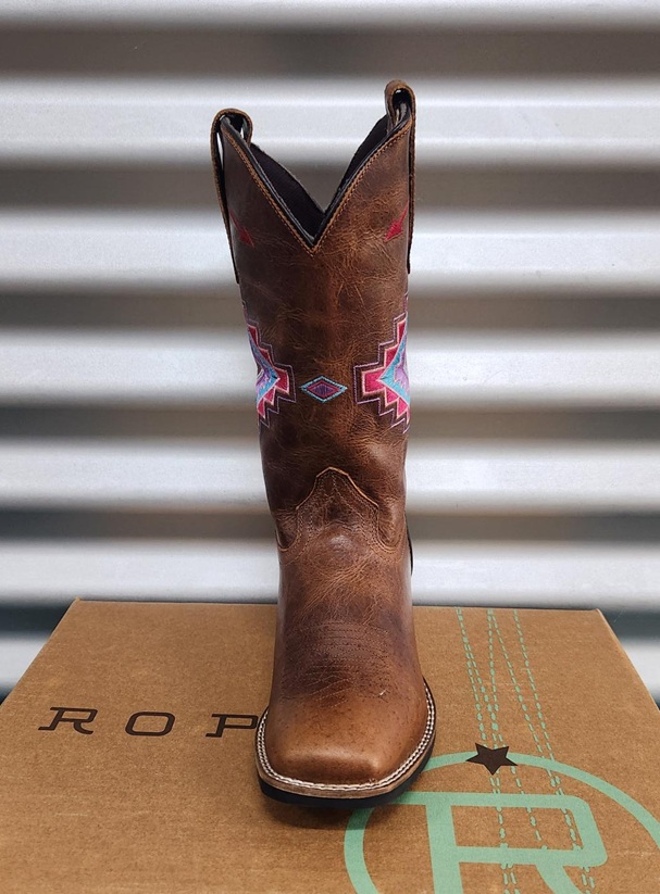 Roper Ladies Sundance Leather Boots - Image 3