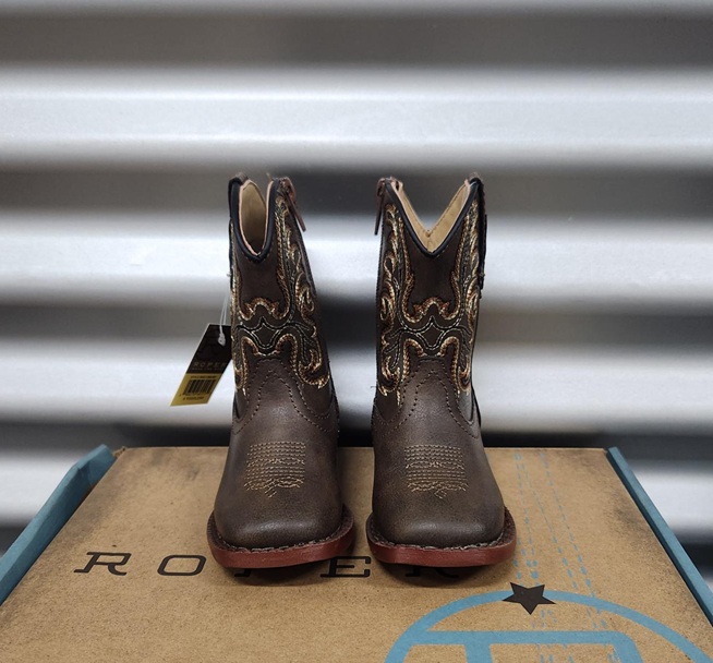 Roper Tots Patrick Boots - Brown - Image 2