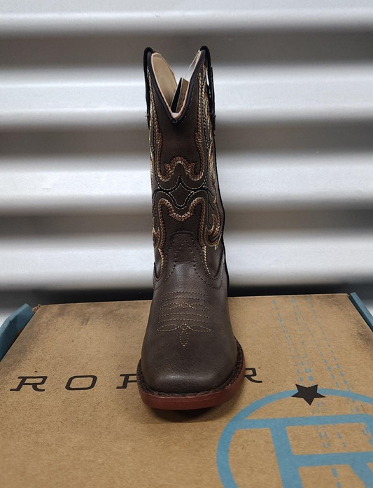 Roper Kids Patrick Boots - Brown - Image 3