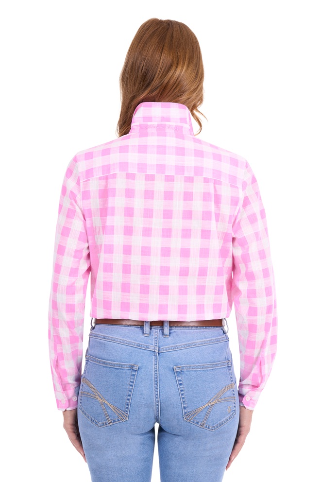 Thomas Cook Ladies Eliza Shirt - Pink/White - Image 2