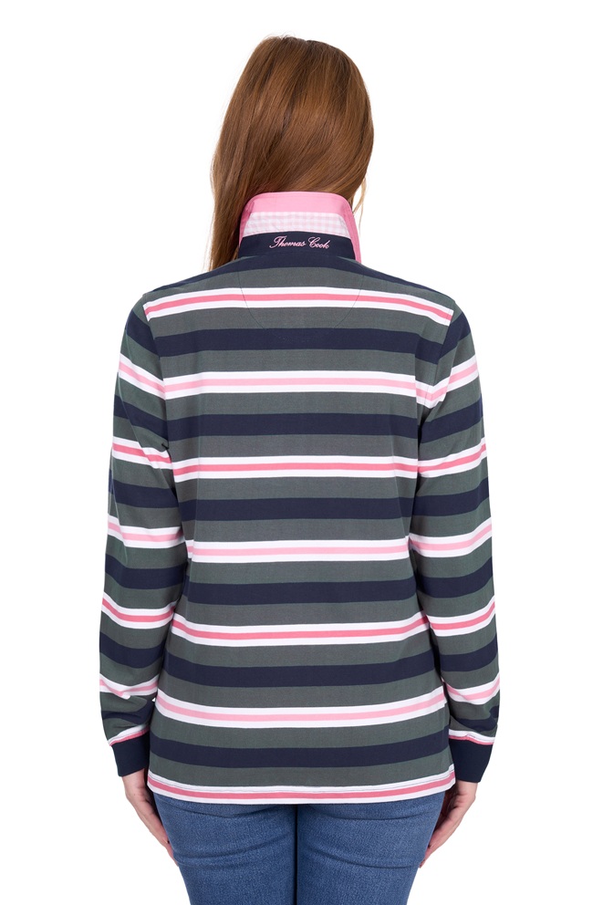 Thomas Cook Ladies Embery Stripe Rugby - Image 3