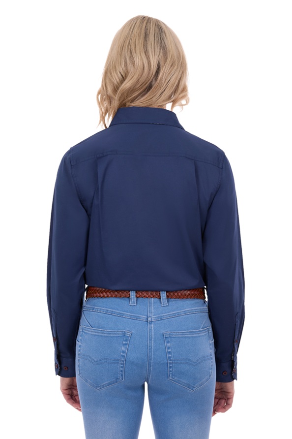 Thomas Cook Ladies Light Stretch Drill Shirt - Ink - Image 2