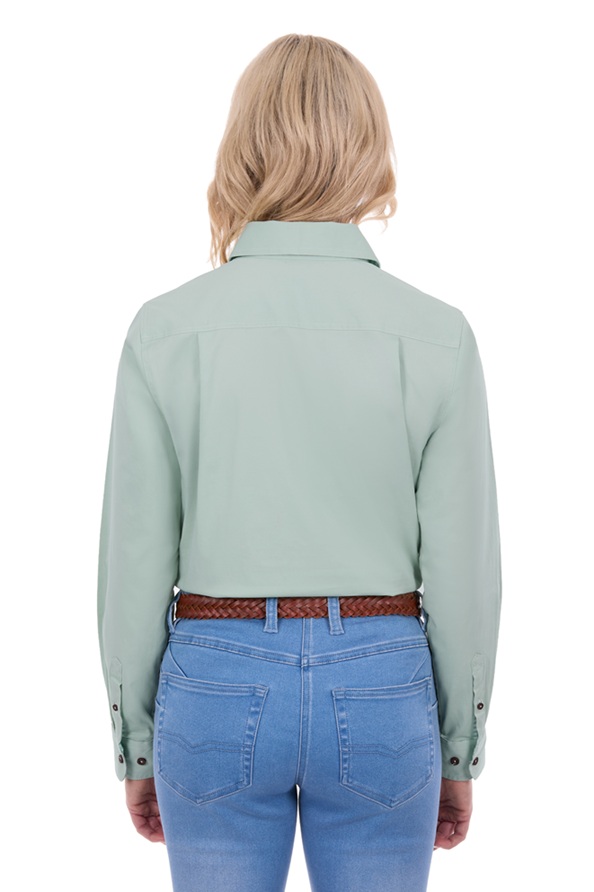 Thomas Cook Ladies Light Stretch Drill Shirt - Mint - Image 2
