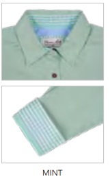 Thomas Cook Ladies Light Stretch Drill Shirt - Mint - Image 3