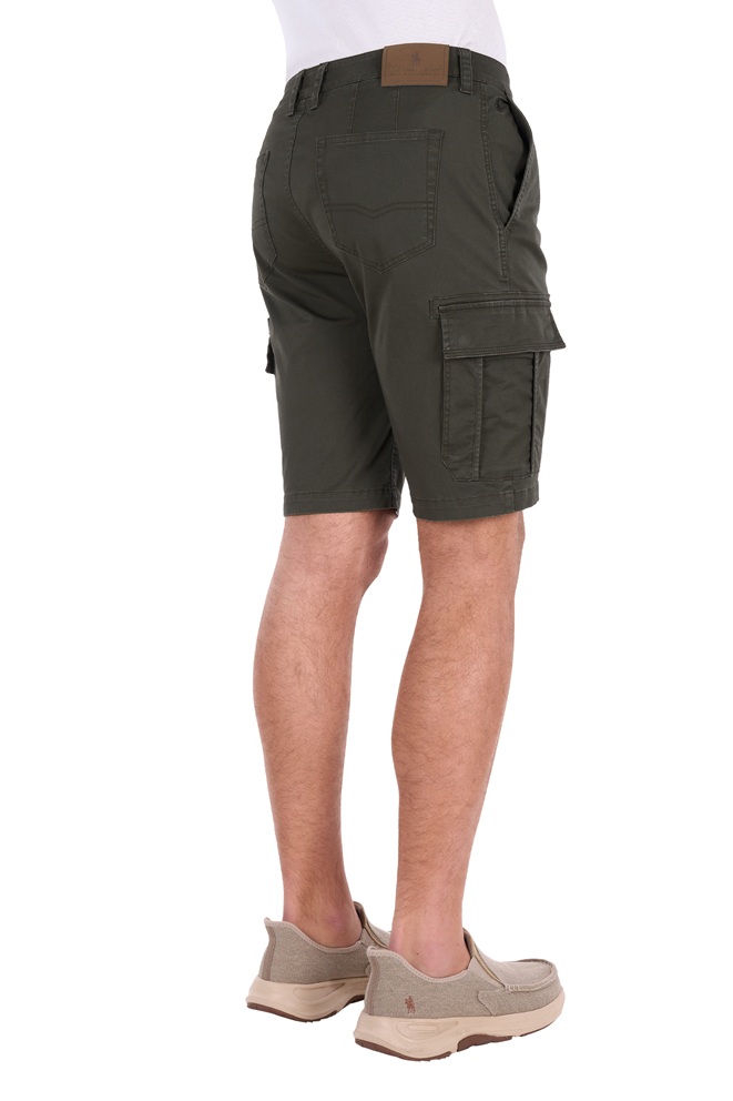 Thomas Cook Mens Leo Cargo Short - Dark Olive - Image 3