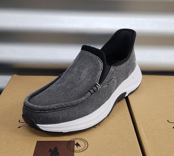 Thomas Cook Mens Mitch Comfort Shoe - Charcoal - Image 2