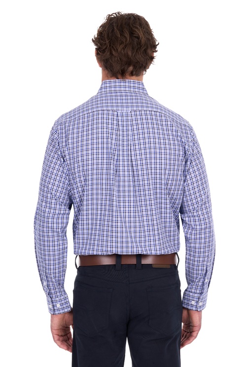 Thomas Cook Mens Wentworth Check Shirt - Navy/Blue - Image 2