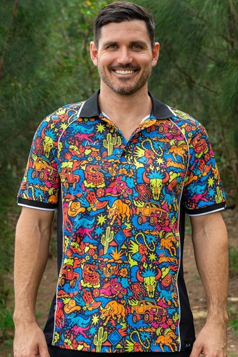 TradeMutt Mens Shindig Shenanigans Polo - Image 2