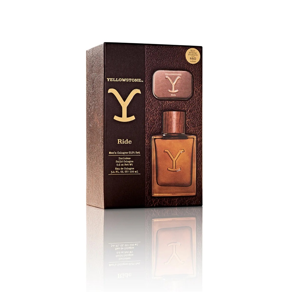 Tru Western Mens Yellowstone Ride Gift Set - Image 2